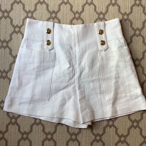 Linen/Cotton high waist short